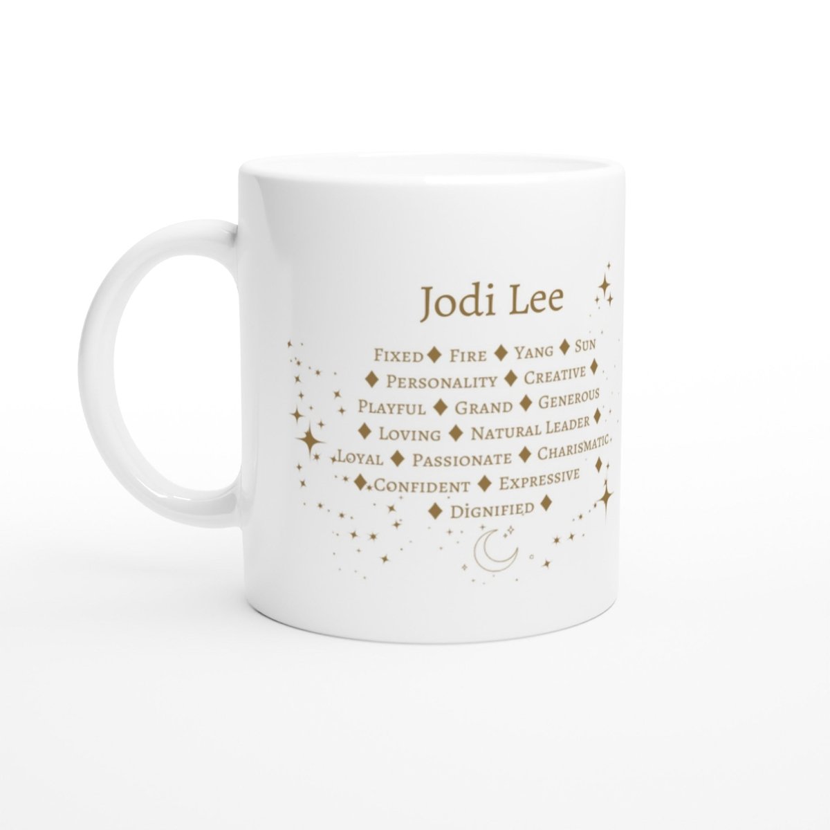 Leo Zodiac Personalized Mug- White 11oz Ceramic Mug - Astrology House