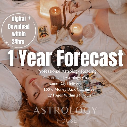 1 Year Astrology Forecast Report - Digital Download - Astrology House