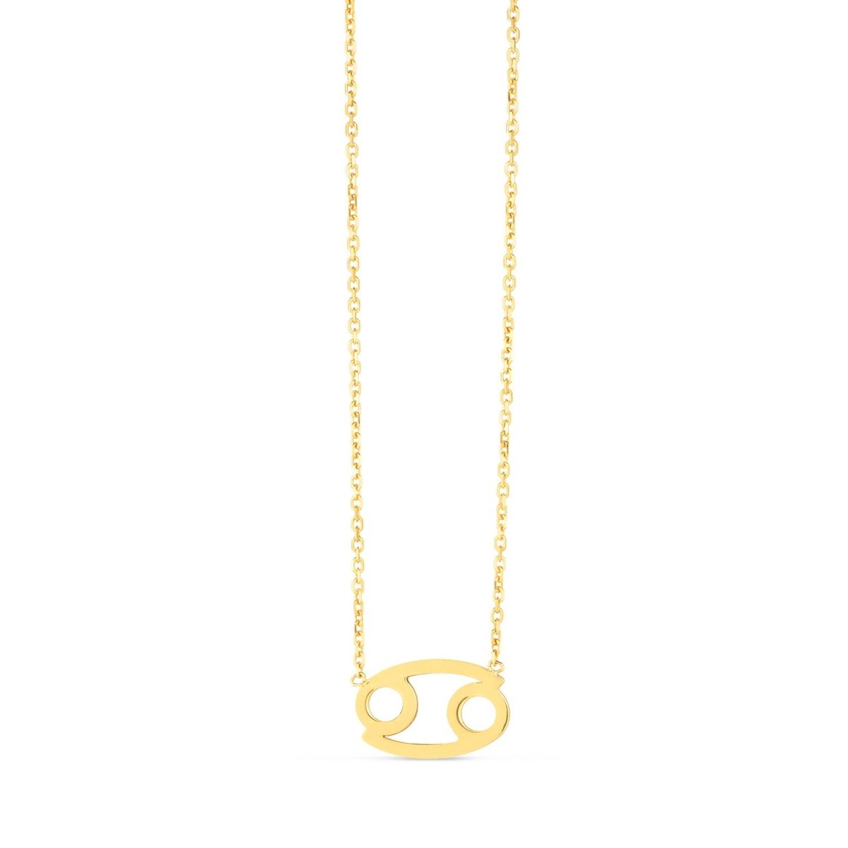 14K Yellow Gold Cancer Necklace - Astrology House