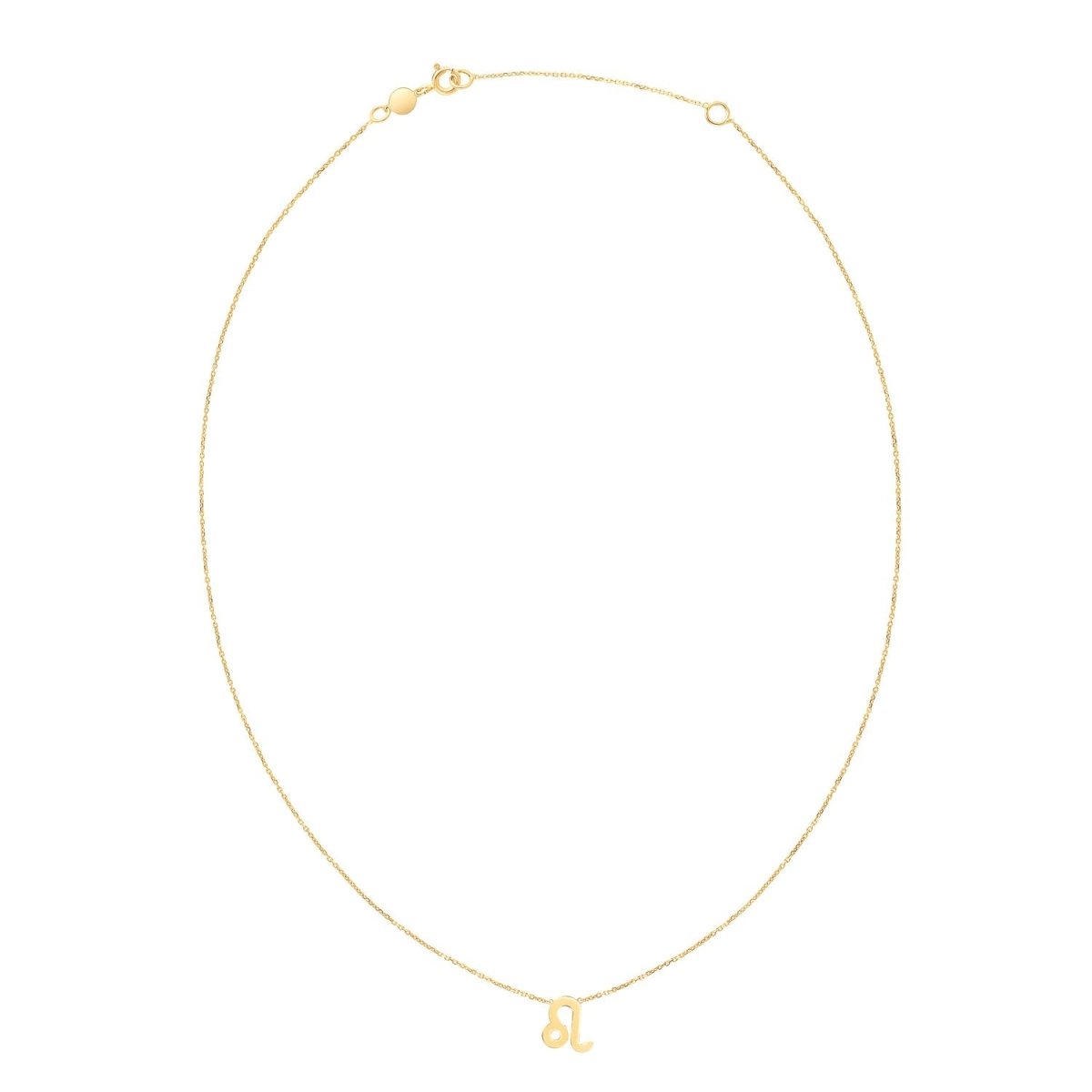 14K Yellow Gold Leo Necklace - Astrology House