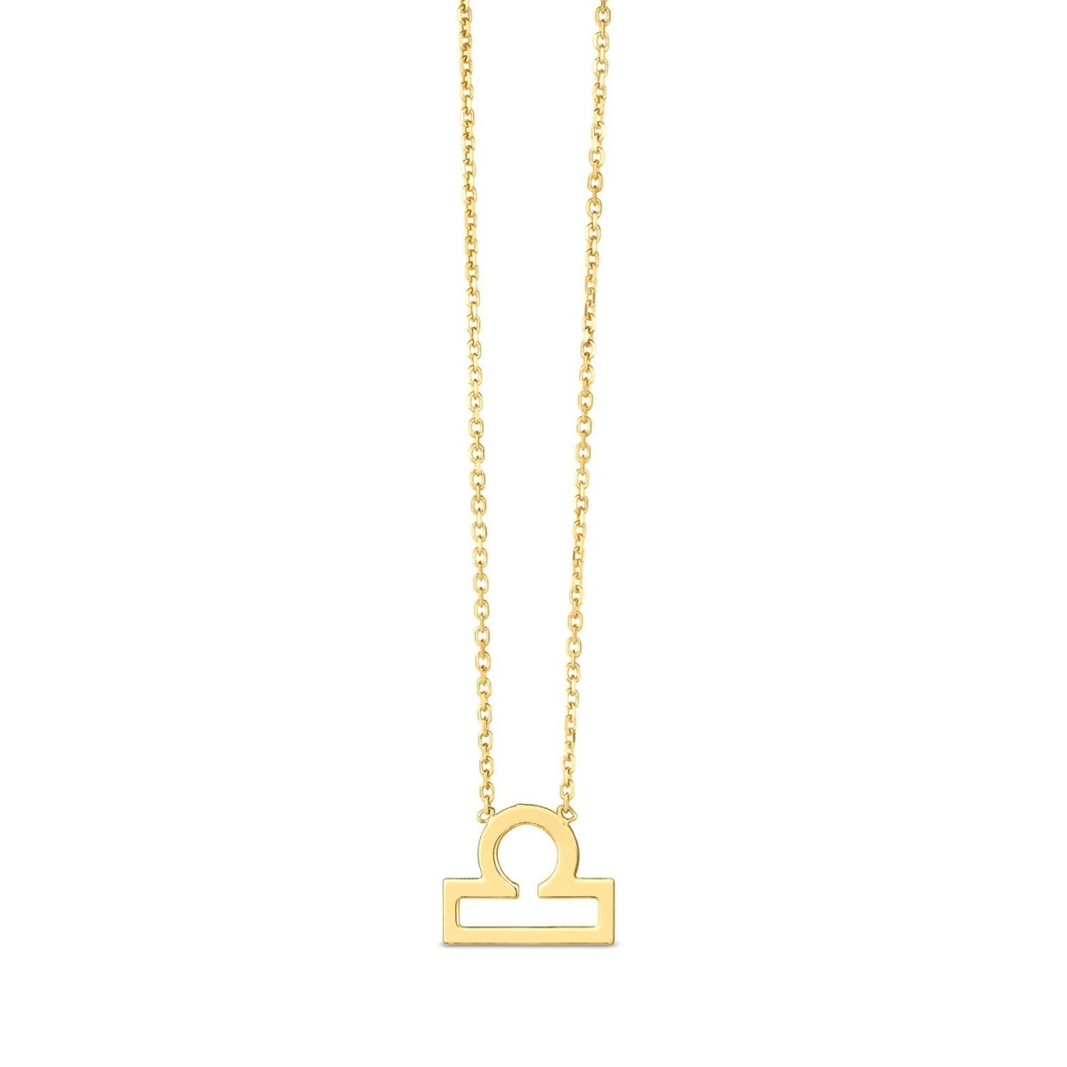 14K Yellow Gold Libra Necklace - Astrology House