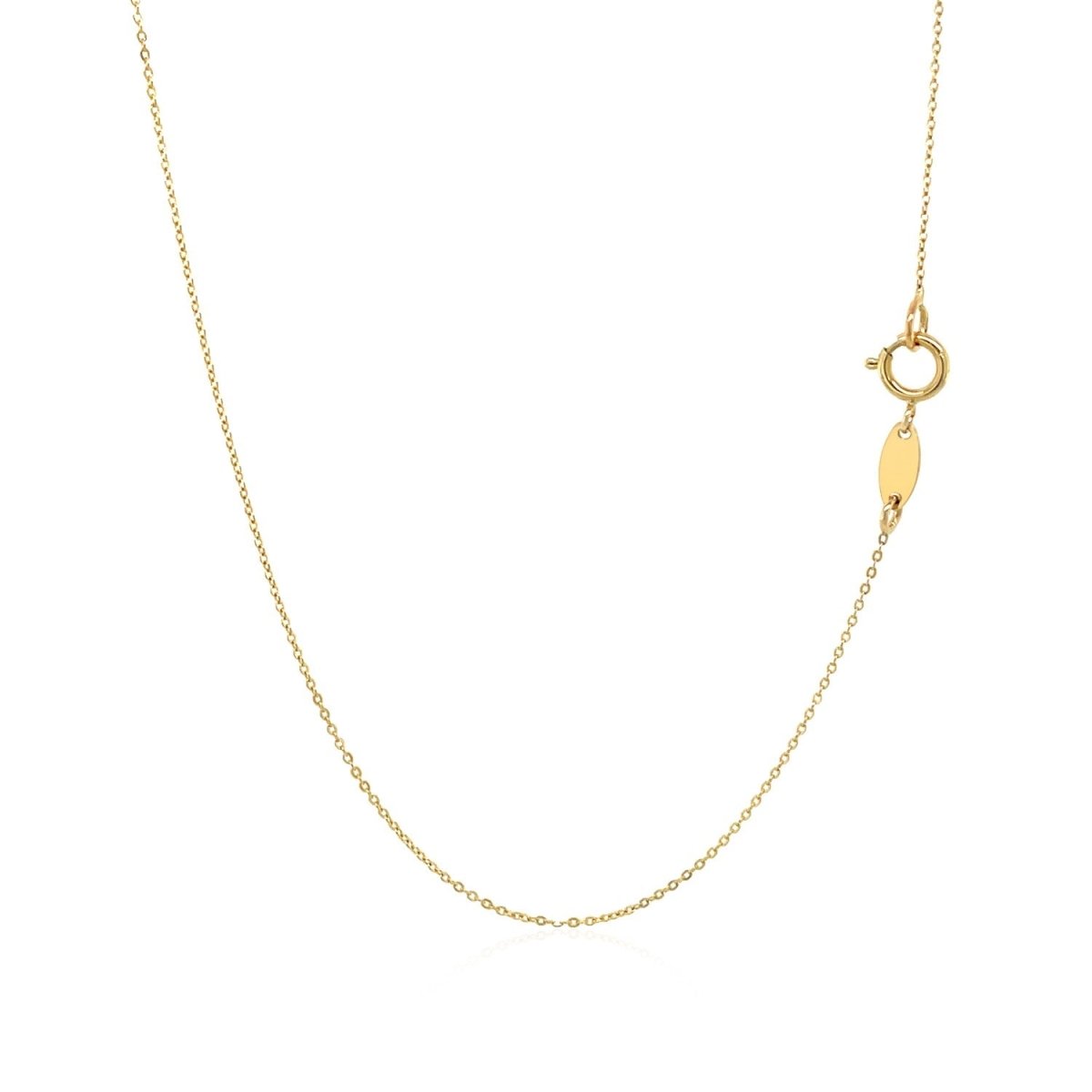 14k Yellow Gold Necklace with Five Pointed Star - Astrology House