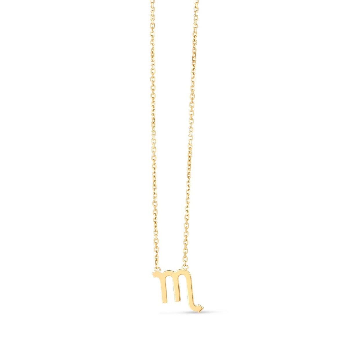 14K Yellow Gold Scorpio Necklace - Astrology House