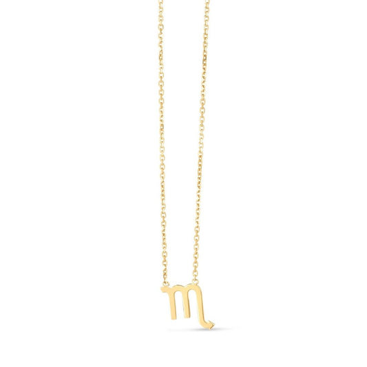 14K Yellow Gold Scorpio Necklace - Astrology House