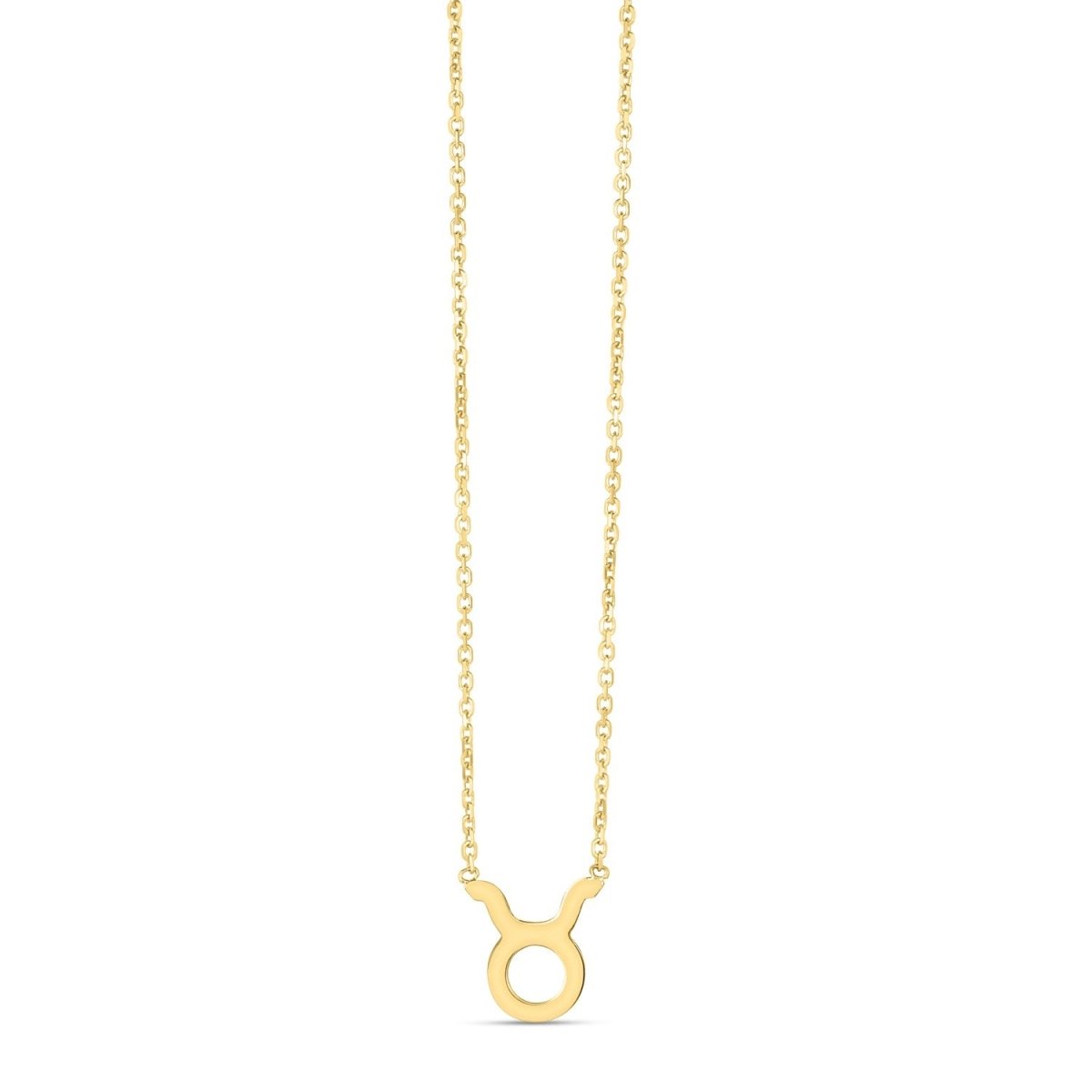 14K Yellow Gold Taurus Necklace - Astrology House