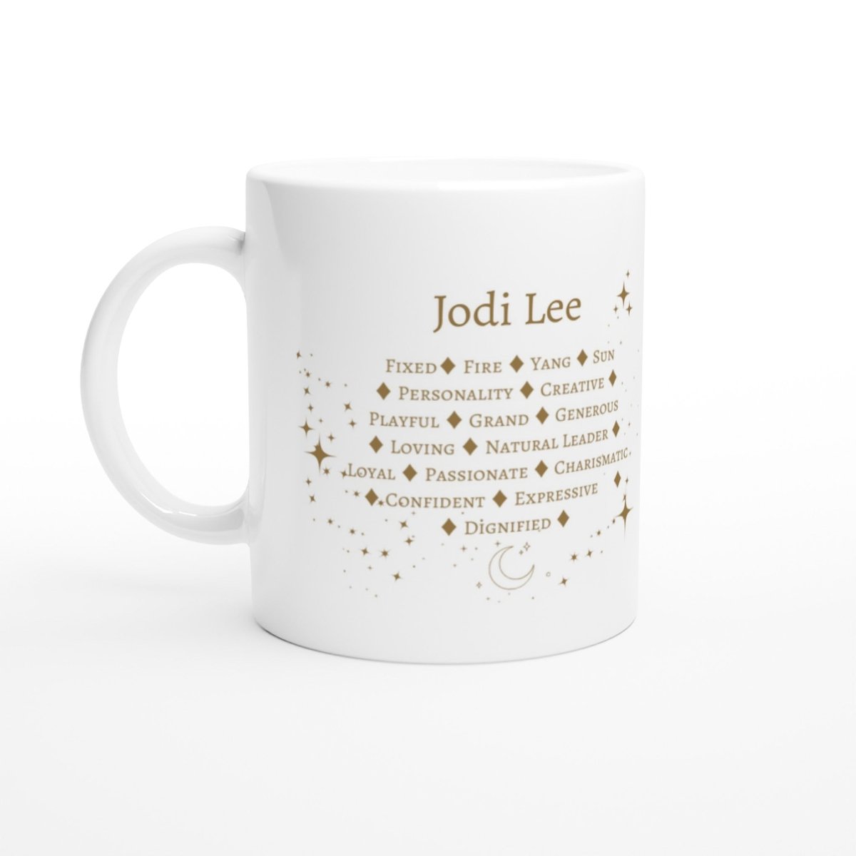 Leo Zodiac Personalized Mug- White 11oz Ceramic Mug - Astrology House