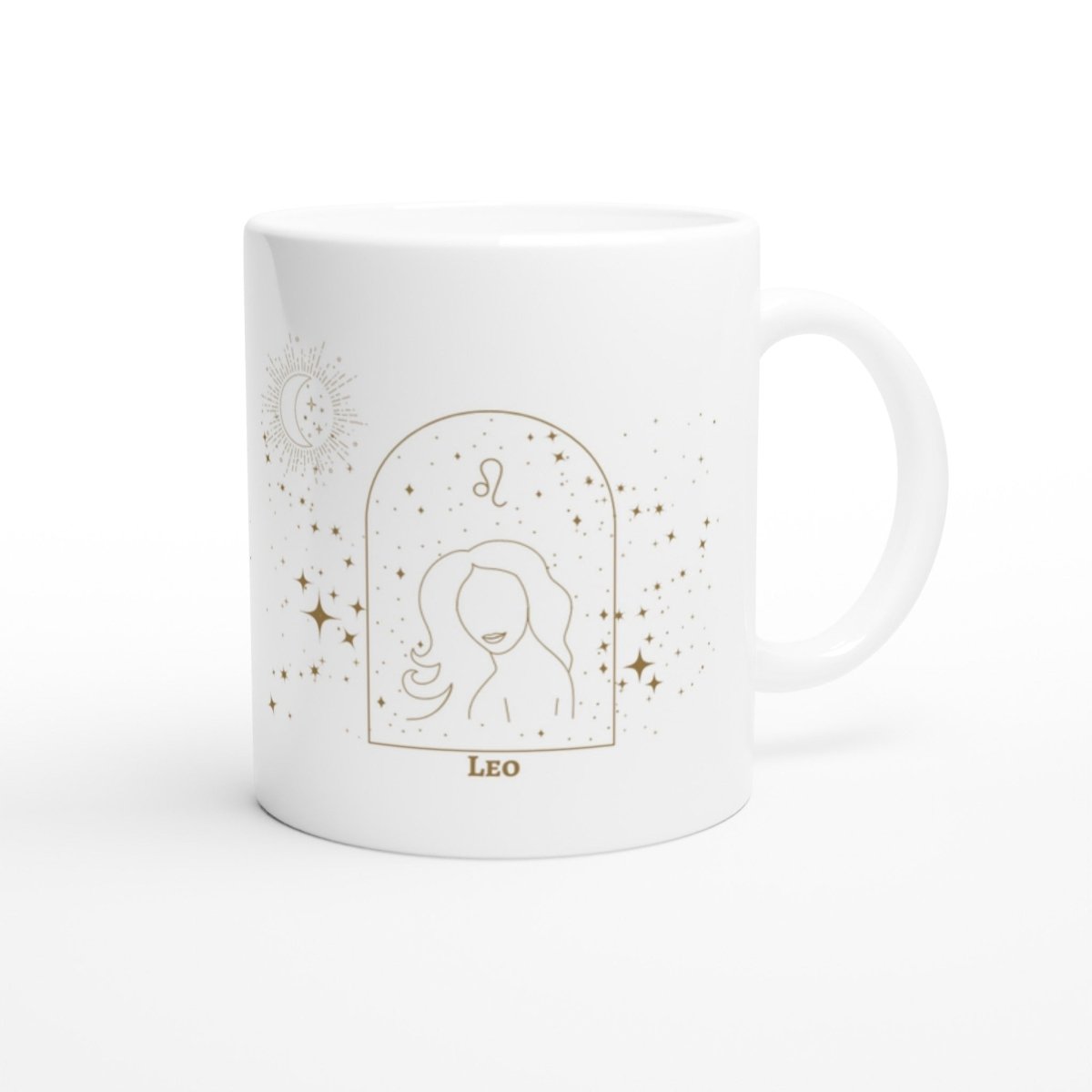 Leo Zodiac Personalized Mug- White 11oz Ceramic Mug - Astrology House