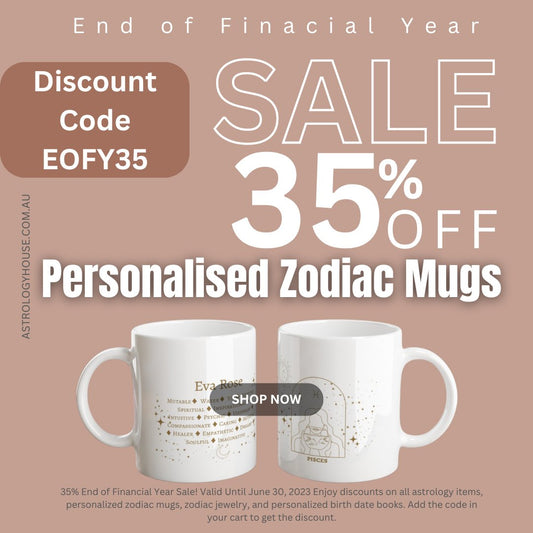 Libra Zodiac Personalized Mug - White 11oz Ceramic Mug - Astrology House