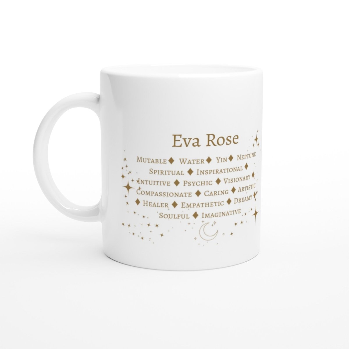 Pisces Zodiac Personalized Mug - White 11oz Ceramic Mug - Astrology House